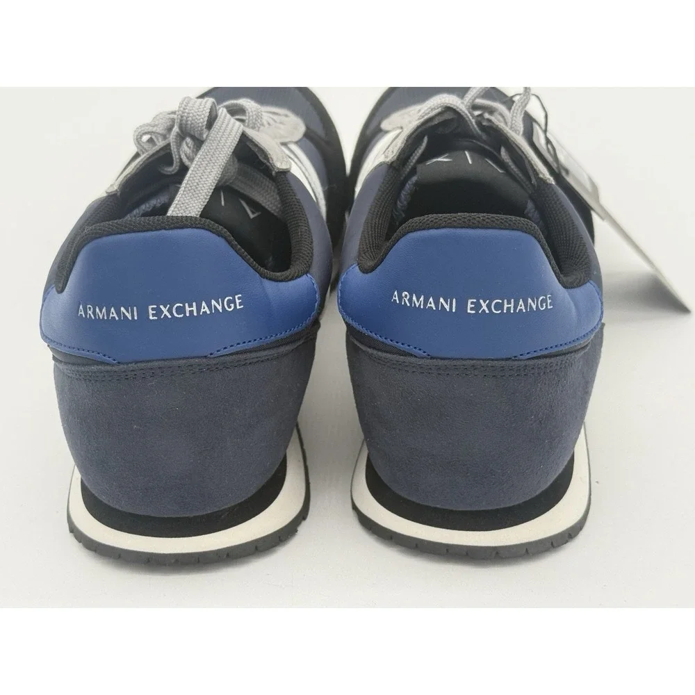 Size 10 - Armani Exchange Giorgio Armani Shoes Navy XUX017 XCC68 S279 No Box Lid